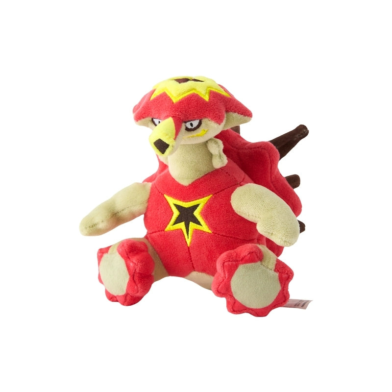 Turtonator Pokémon plush toy, 15x14x15cm