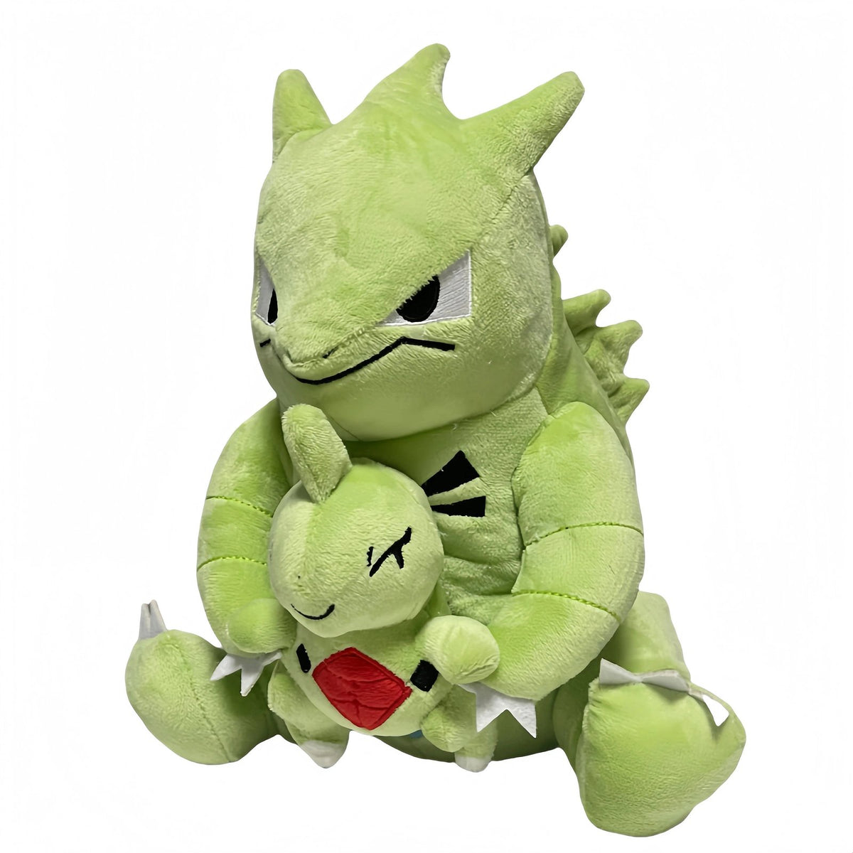 Tyranitar with Larvitar plush toy, 27cm