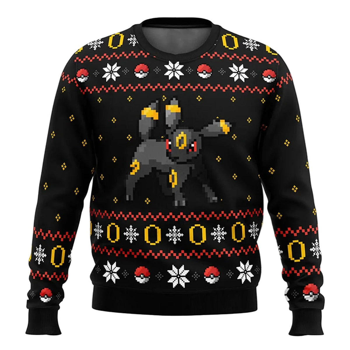 Umbreon Christmas jumper – Black