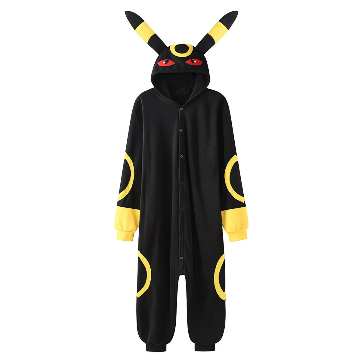 Fluffy Umbreon onesie pyjamas – Yellow