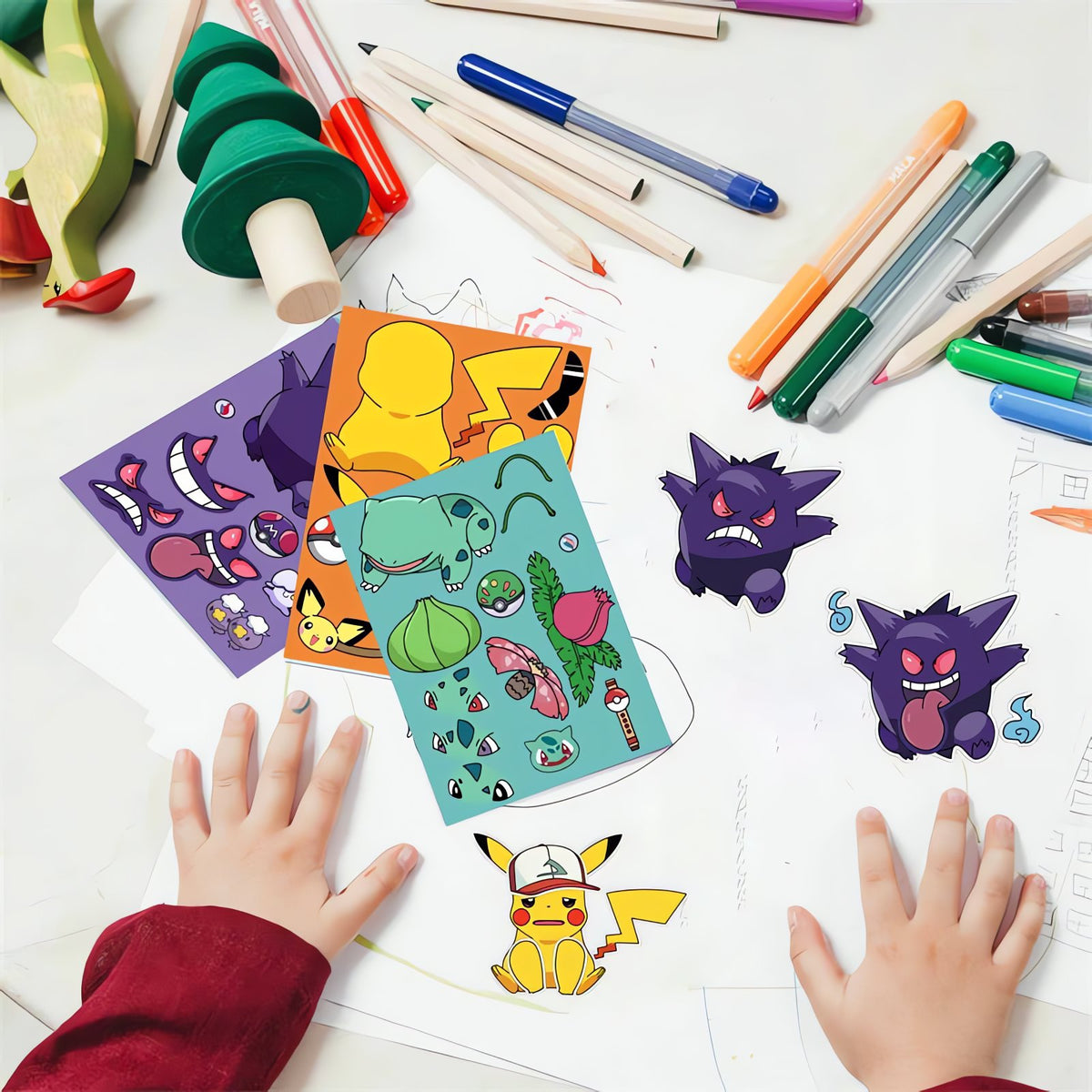 Waterproof Pokémon sticker puzzle set – photo 7