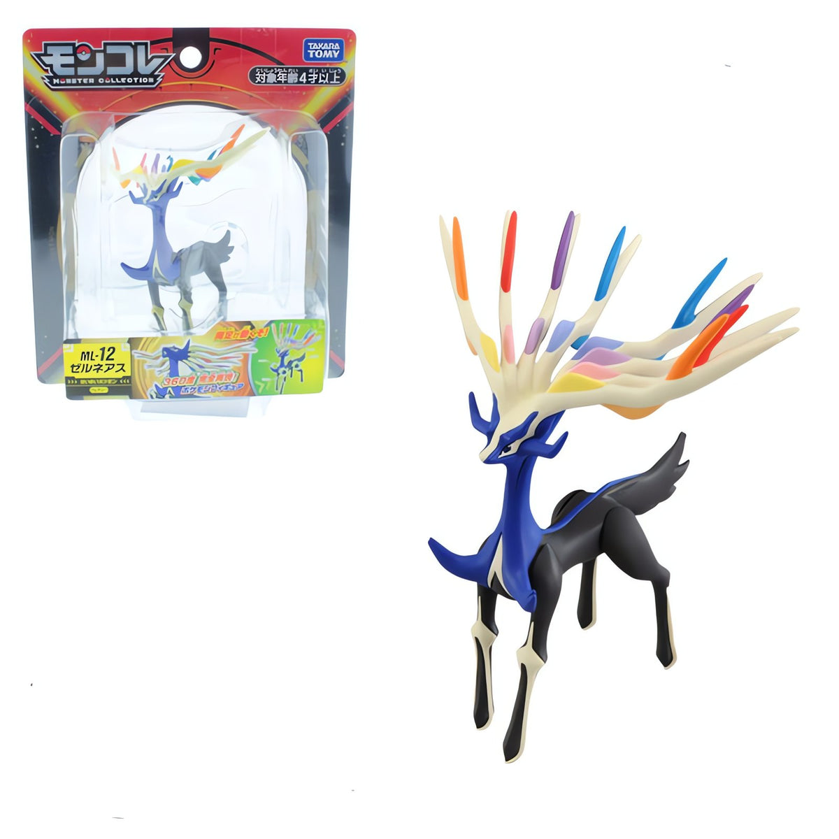 Xerneas Pokémon figure, 5cm