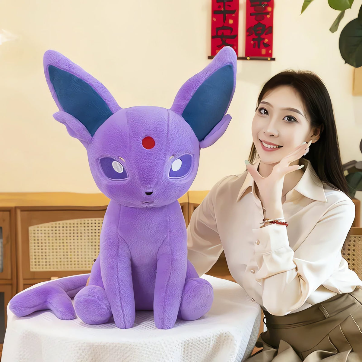 XXL Espeon plush toy – photo 2
