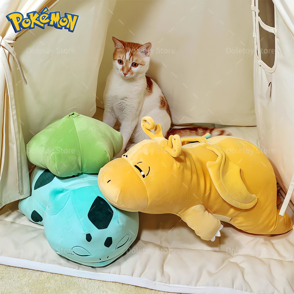 XXL Pokémon plush cushion