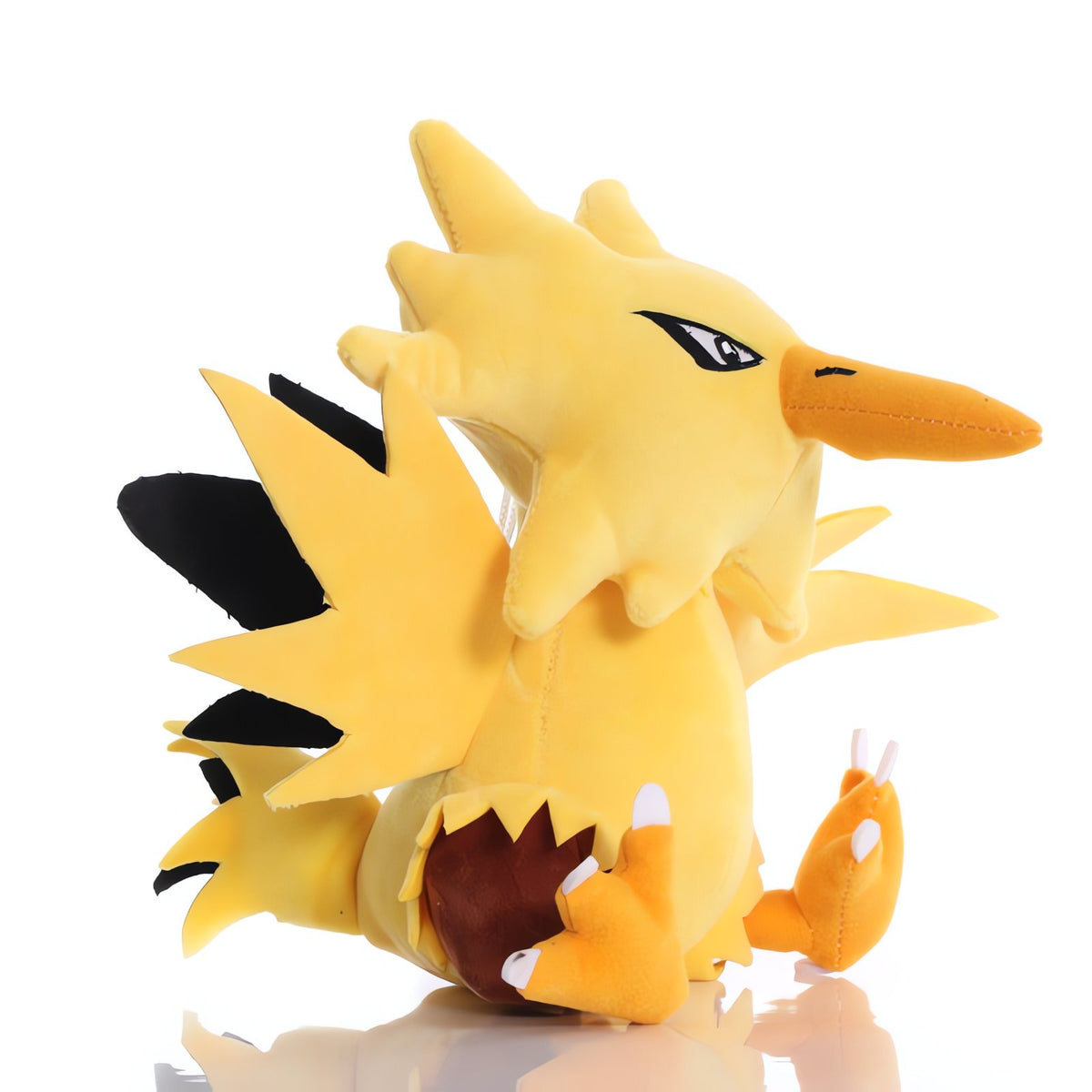 Zapdos plush toy with spiky yellow plumage – photo 3