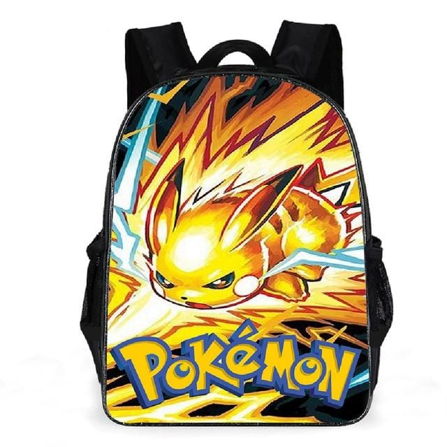 Angry Pikachu school bag