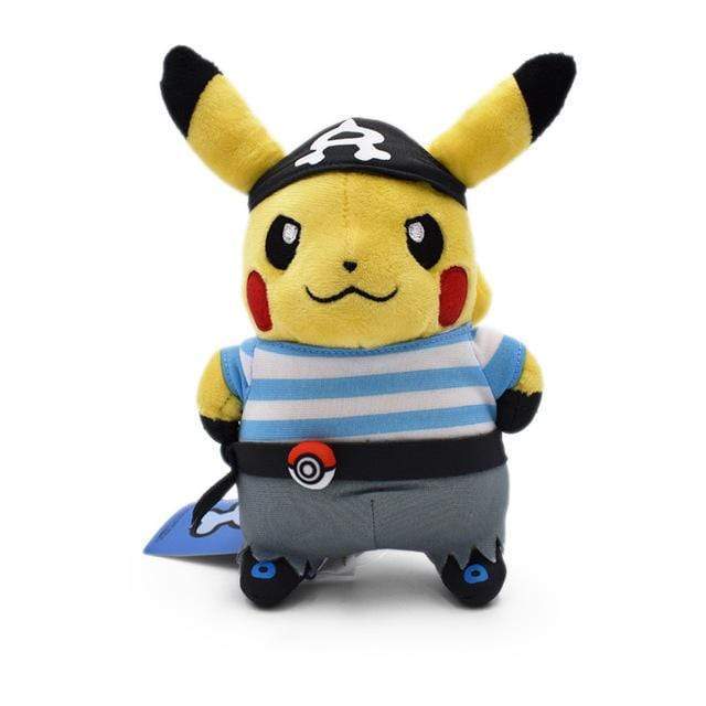 Aqua Team Pikachu plush toy, 20cm