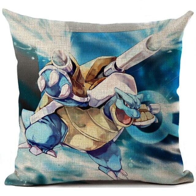 Blastoise Pokémon pillow, 45 x 45cm