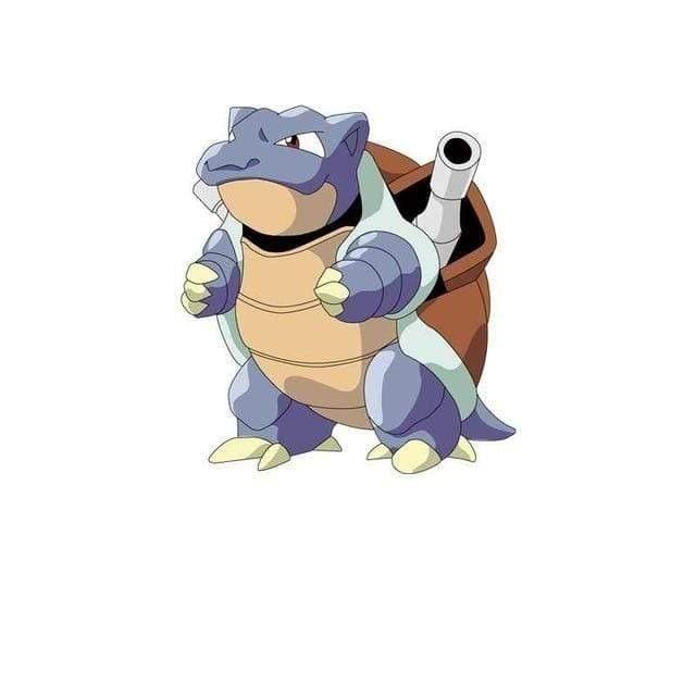 Blastoise Pokémon stickers with 3D design