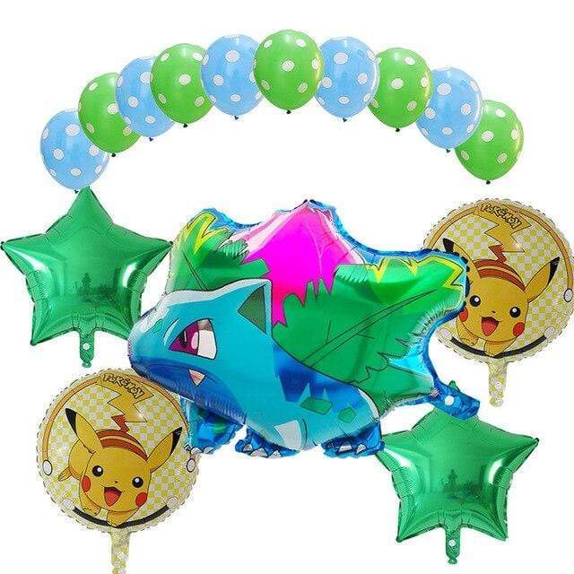 Bulbasaur and Pikachu Pokémon balloon