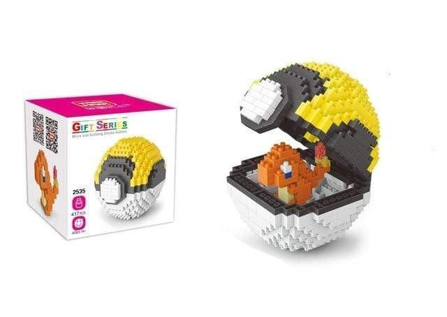 Charmander Poké Ball building block set