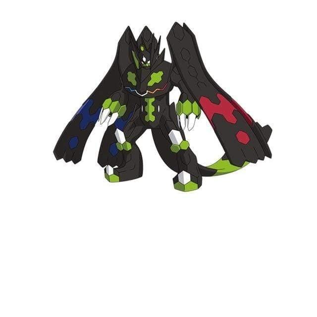 Complete Zygarde Pokémon stickers with 3D design