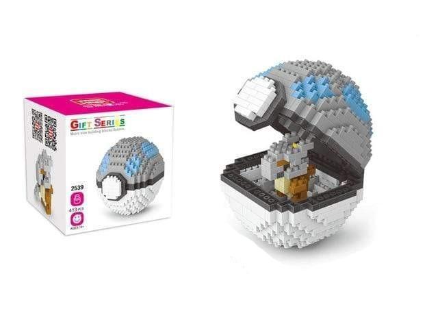 Cubone Poké Ball building block set