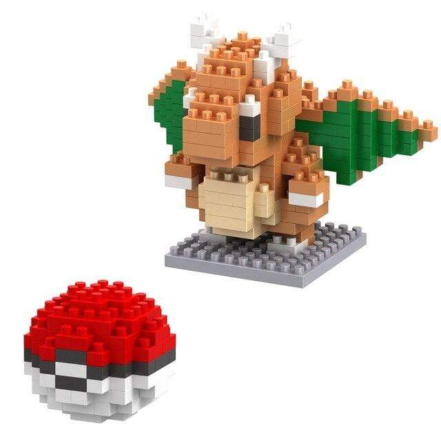 Dragonite Pokémon building block set