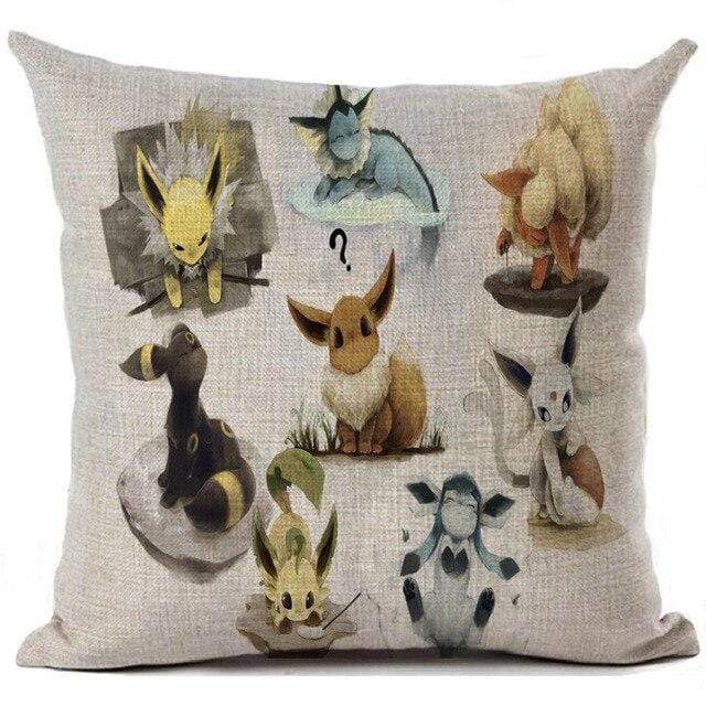 Eevee Pokémon pillow, 45 x 45cm