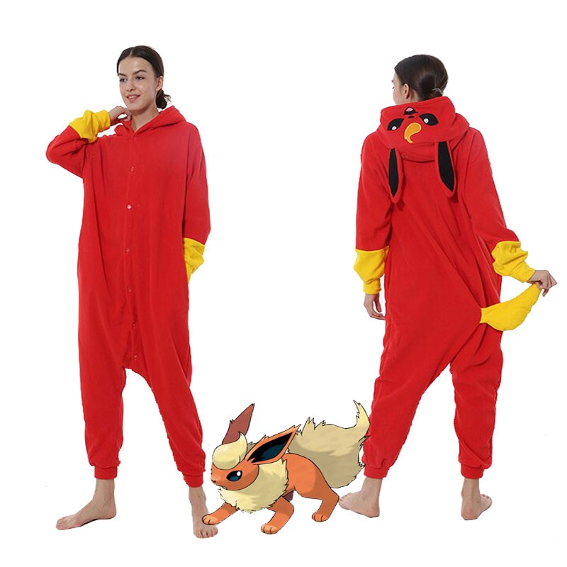 Flareon Pokémon onesie