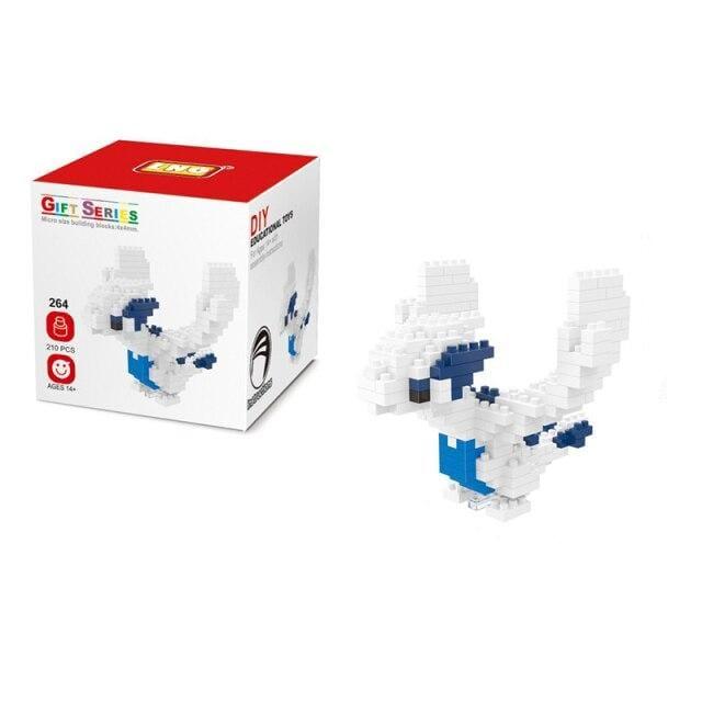 Lugia Pokémon building block model, 10 x 6.8cm
