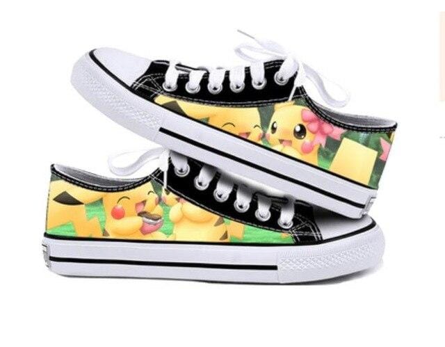 Love Pikachu shoes, pair