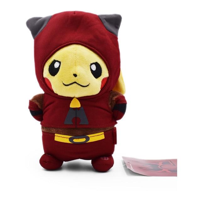 Magma Team Pikachu plush toy, 20cm