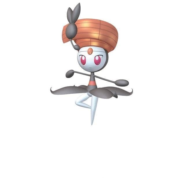 Meloetta Pokémon stickers with 3D design
