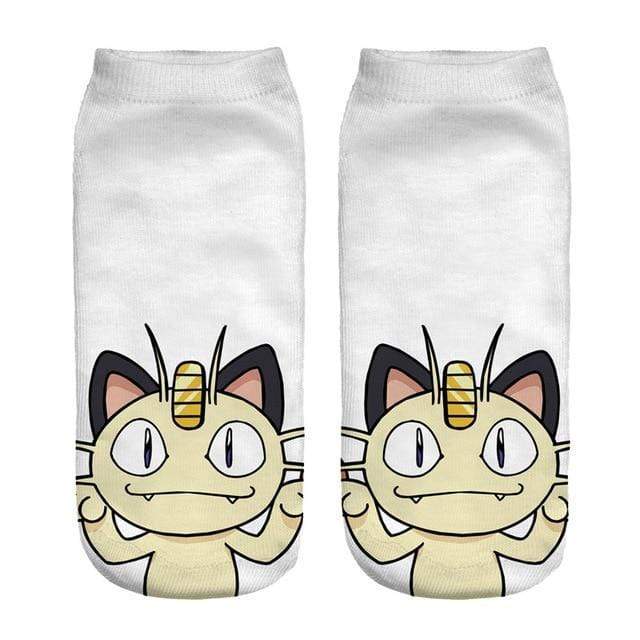 Meowth Pokémon socks