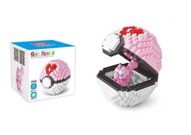 Mew Poké Ball building block set