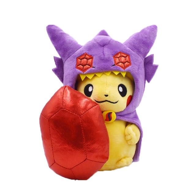 Mismagius Pikachu plush toy with witch's hat, 22cm