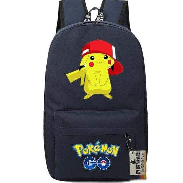 Navy blue Pikachu bag