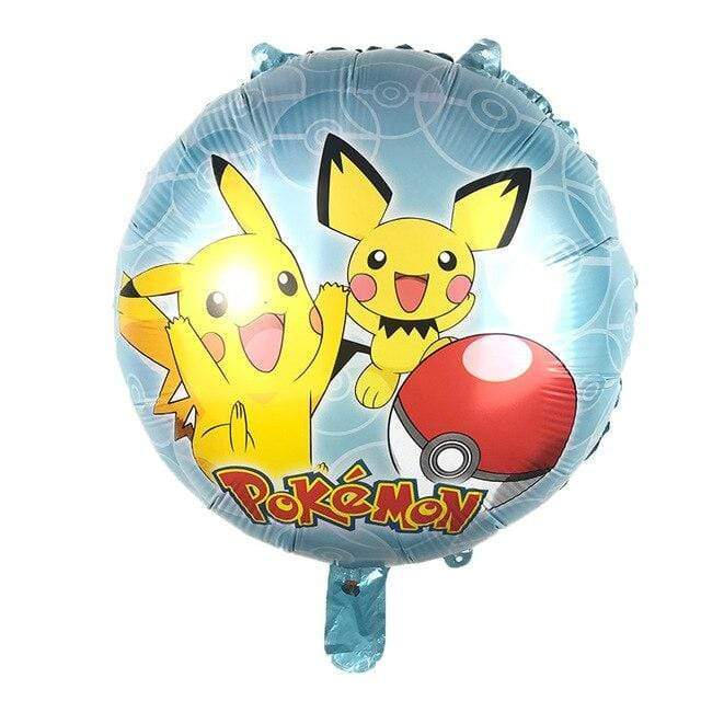 Pichu and Pikachu Pokémon balloon, 45 x 45cm
