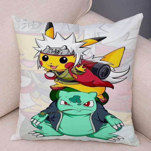 Pikachu Jiraya Pokémon pillow, 45 x 45cm