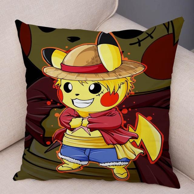 Pikachu One Piece Pokémon pillow, 45 x 45cm