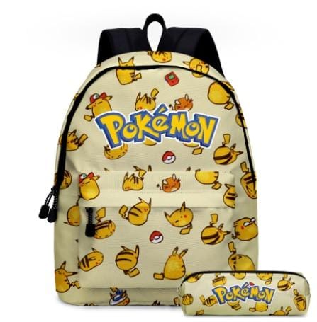 Pikachu school bag with bold design