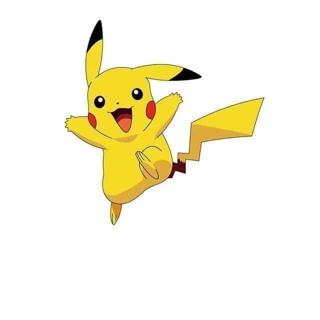 Pikachu stickers with 3D design