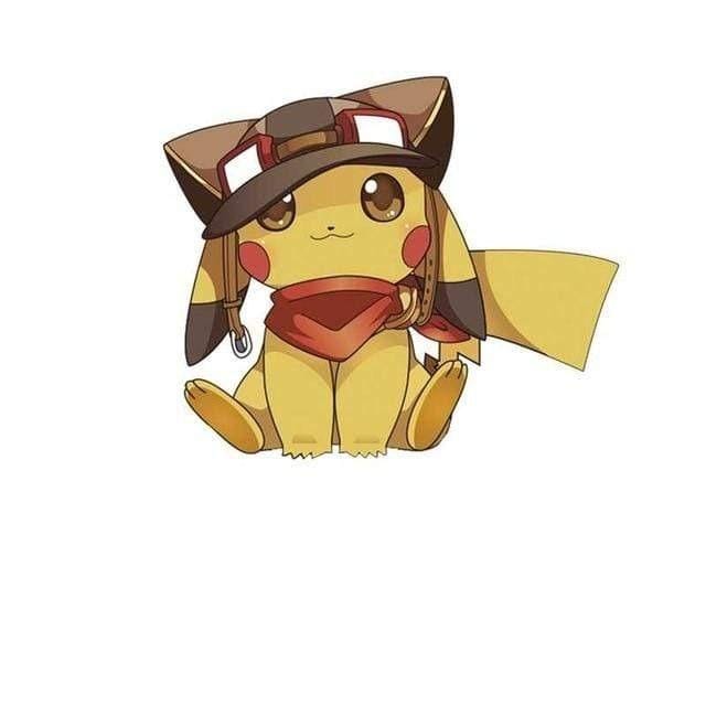 Pilote Pikachu Pokémon stickers with 3D design