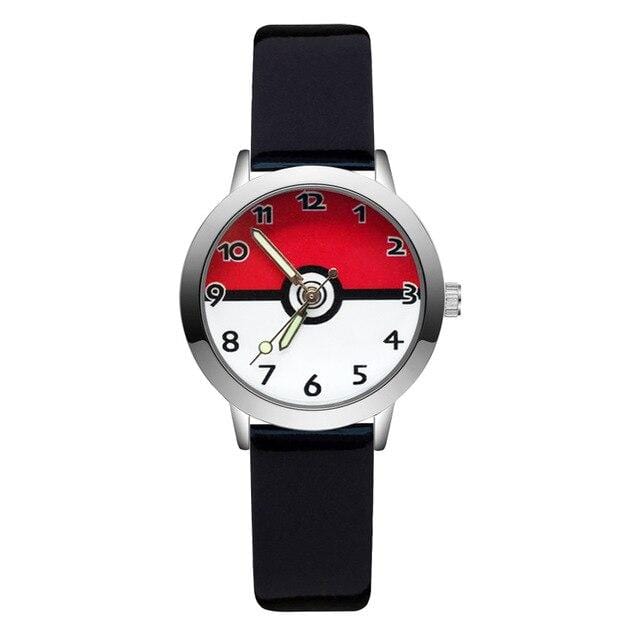 Poké Ball Pokémon watch with plastic bracelet