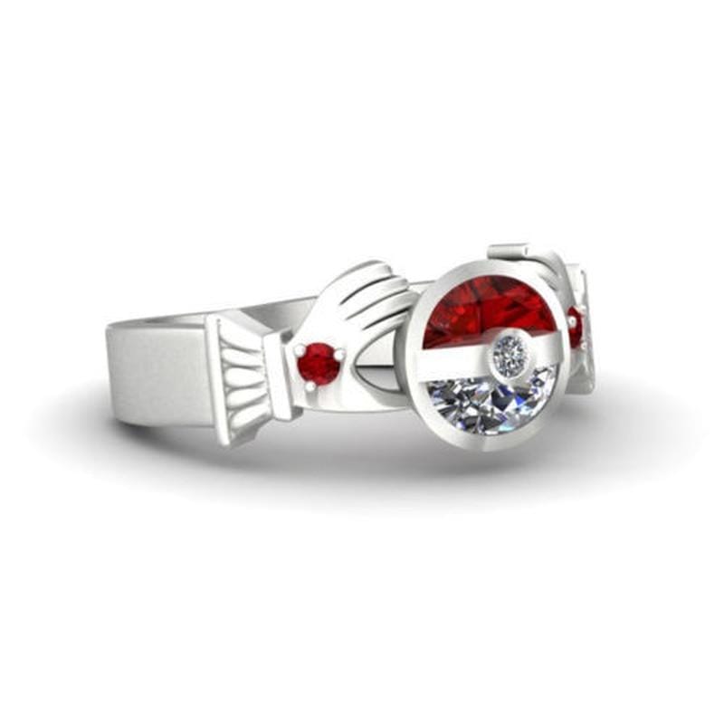 Poké Ball ring, size 51-52