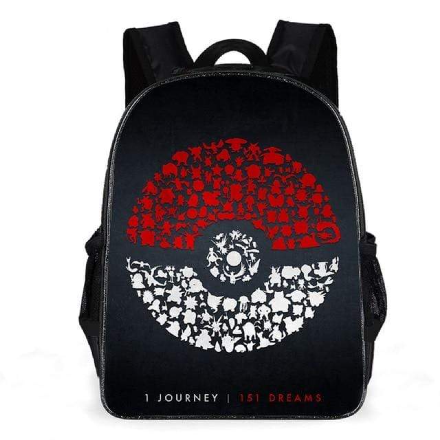 Poké Ball school bag