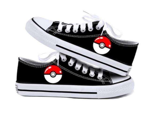 Pair of Poké Ball shoes