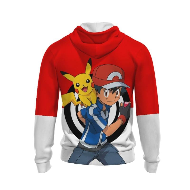 Pokémon hoody with Pikachu and Ash design – photo 2