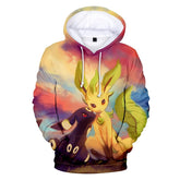 Umbreon & Leafeon Pokémon Hoodie