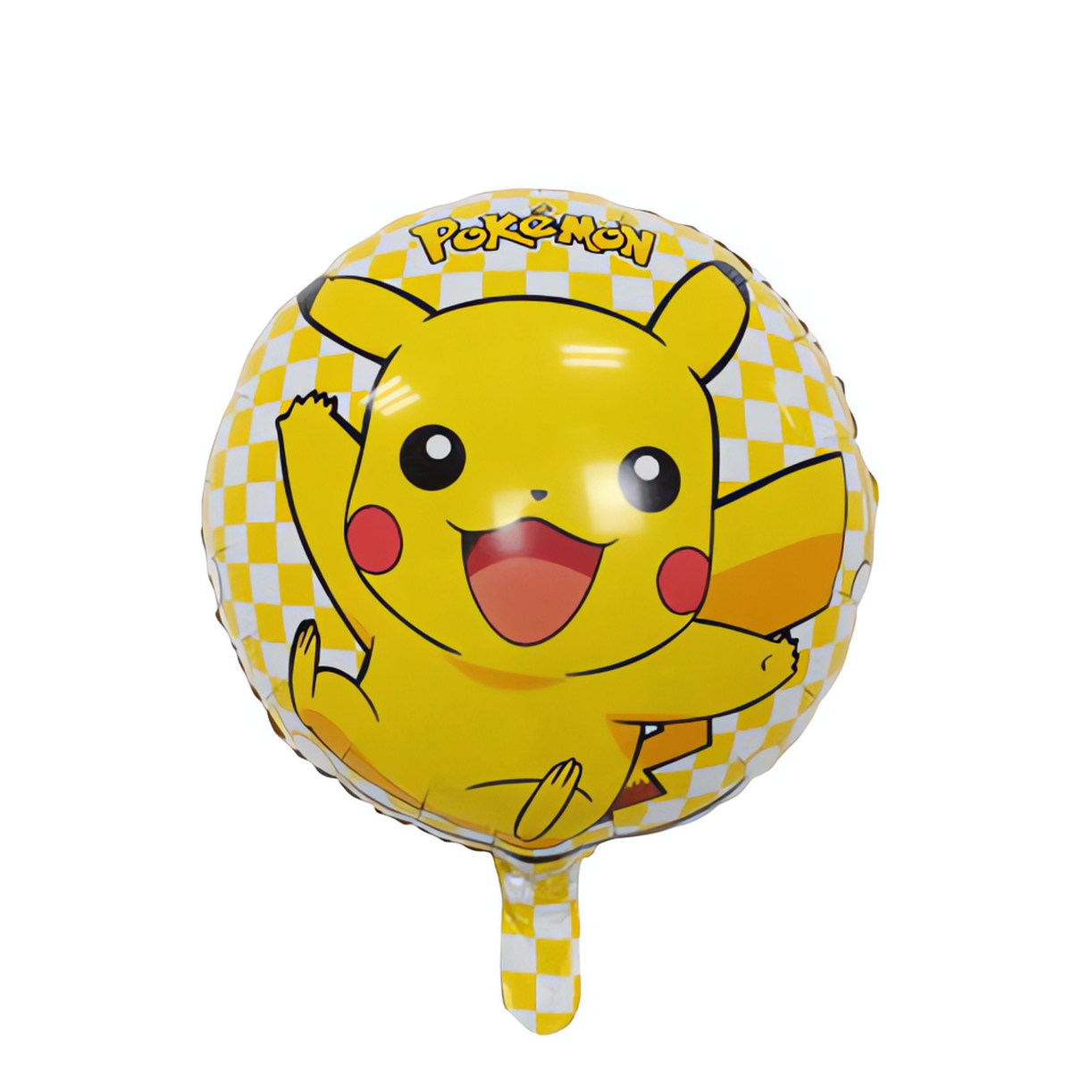 Golden Pikachu birthday balloon, 45 x 45cm