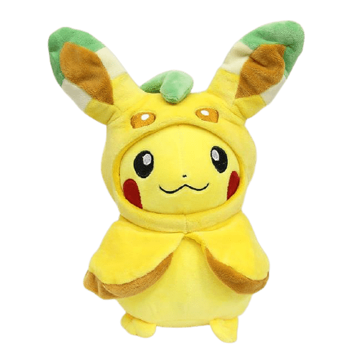 Leafeon Pikachu Plush