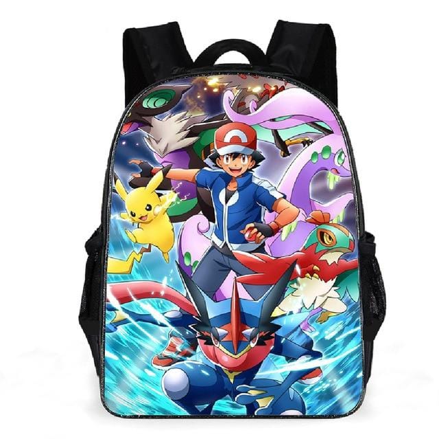 Ash Ketchum School Bag