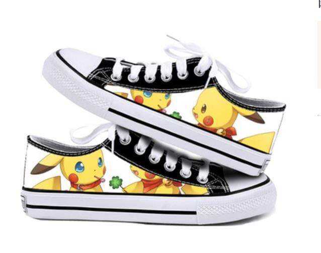Puka and Pikachu shoes, pair