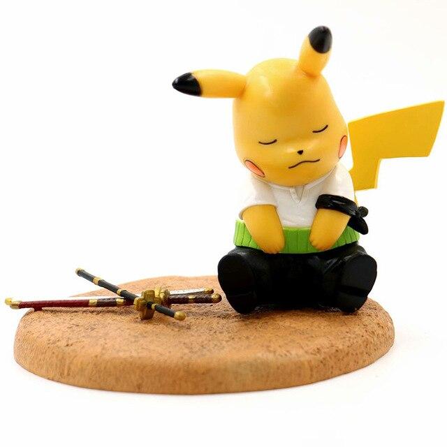 Roronoa Zoro Pikachu Pokémon figure, 12cm