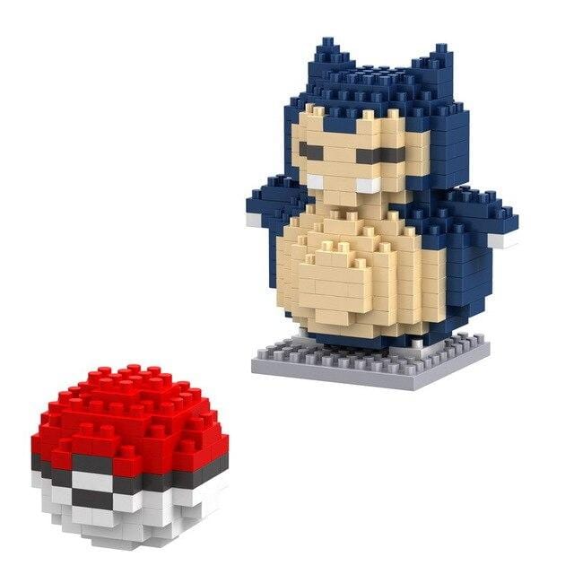Snorlax Pokémon building block set