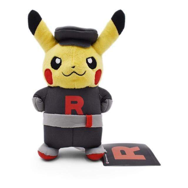 Team Rocket Pikachu plush toy, 20cm