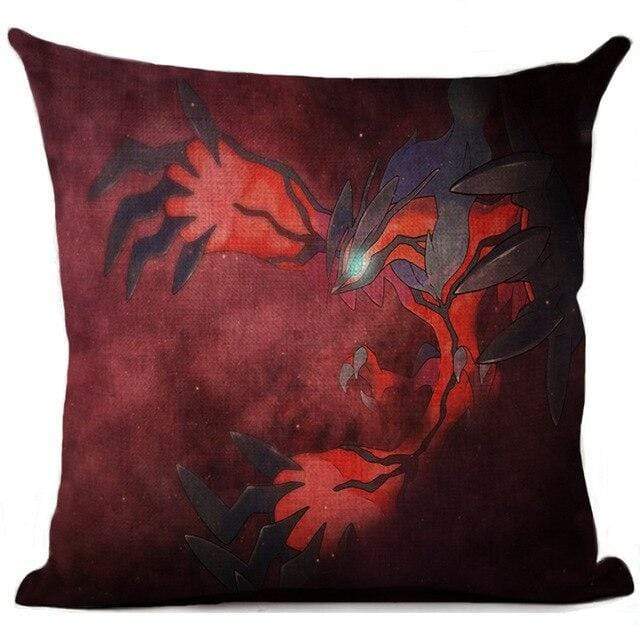 Yveltal Pokémon pillow, 45 x 45cm